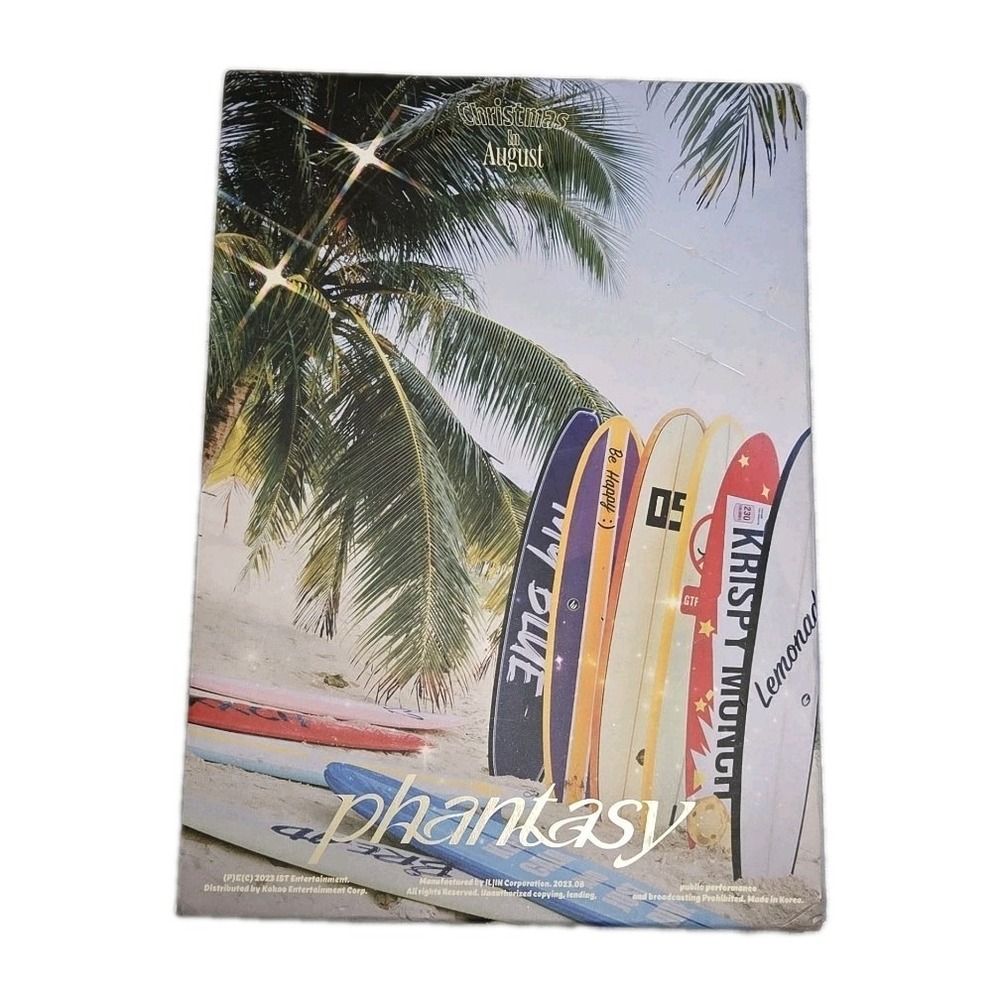 THE BOYZ Phantasy PT.1 Christmas In August 2nd Album Glitter CD Book Photo Cards